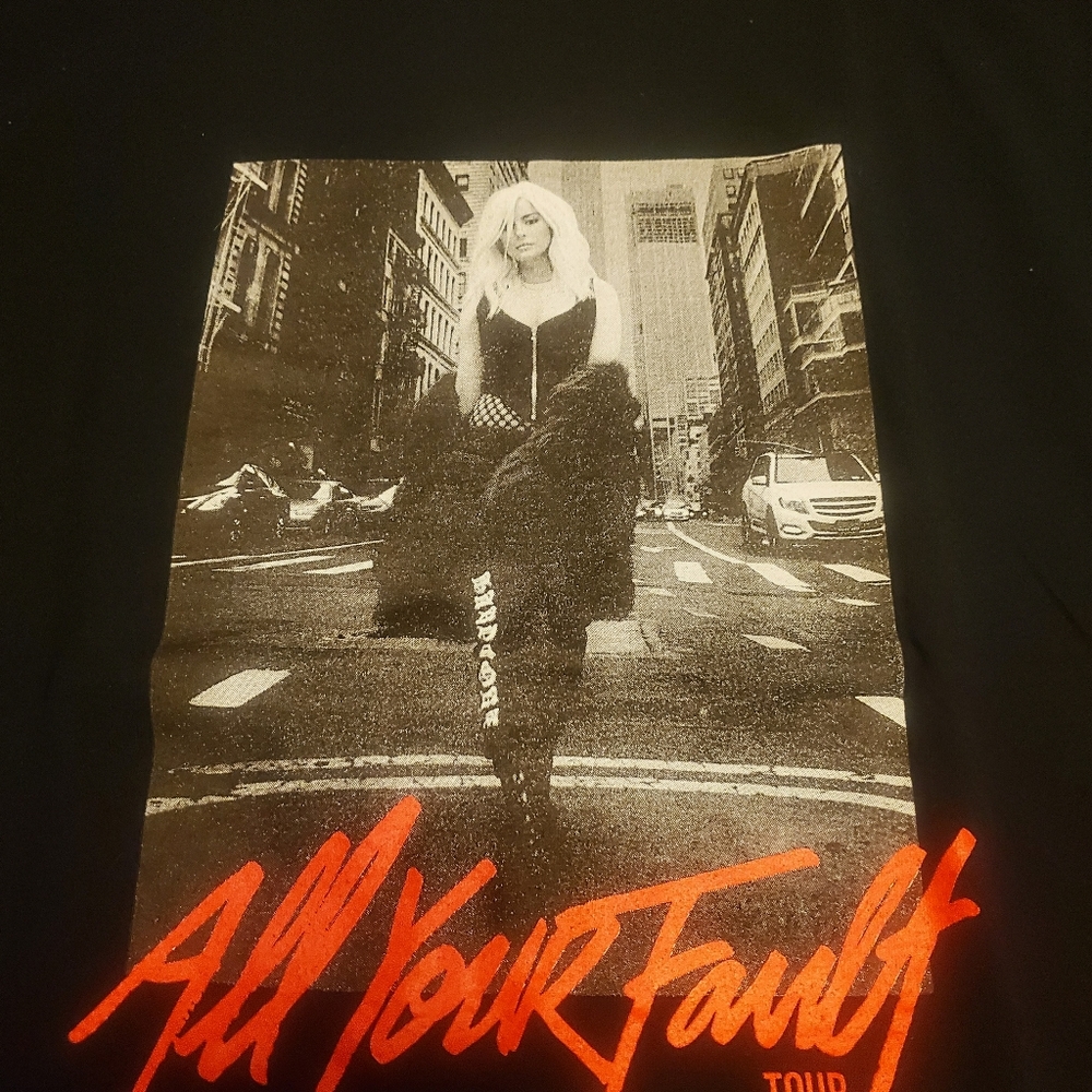 Bebe Rexha Shirt All Your Fault Tour Ariana Grande
